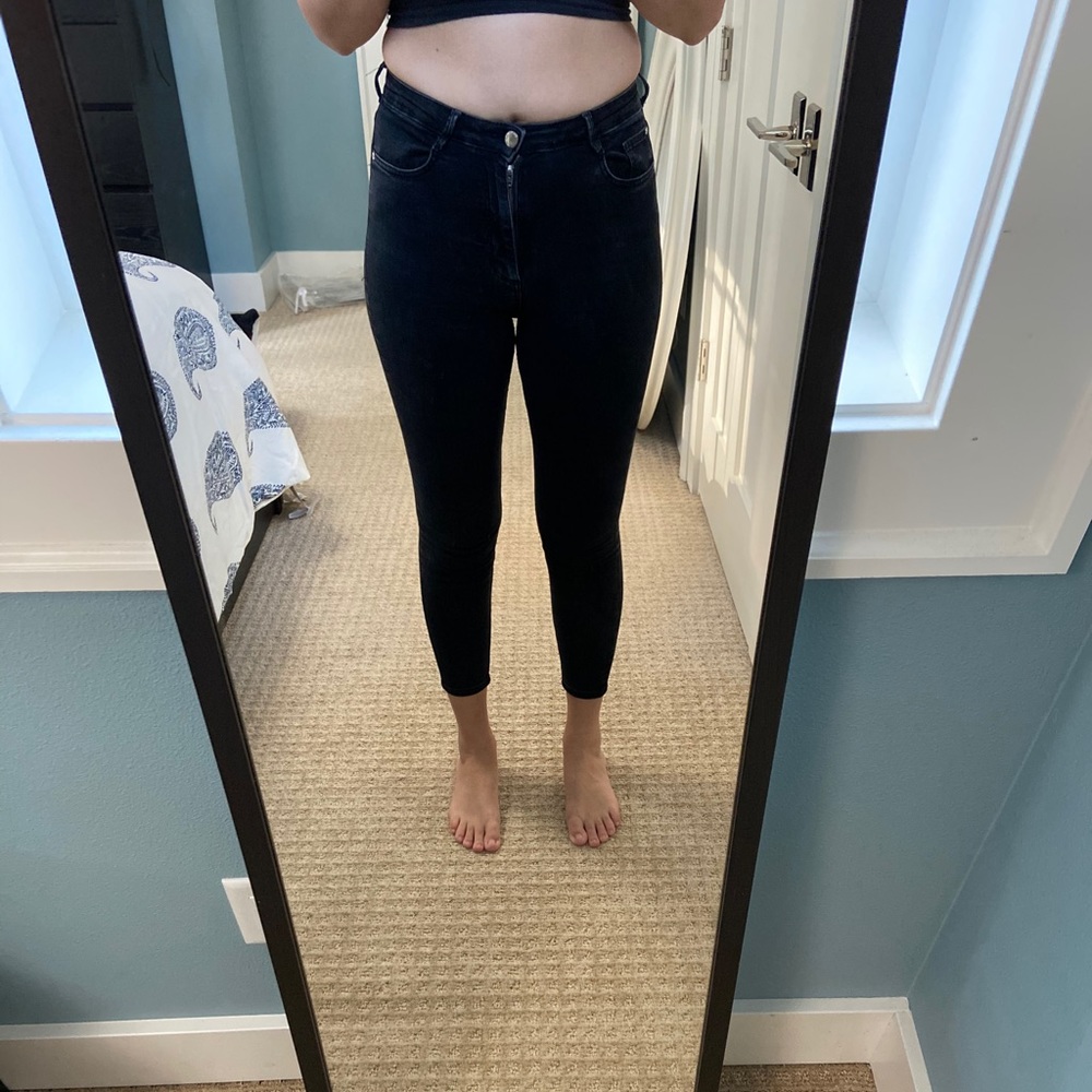 Zara black skinny jeans